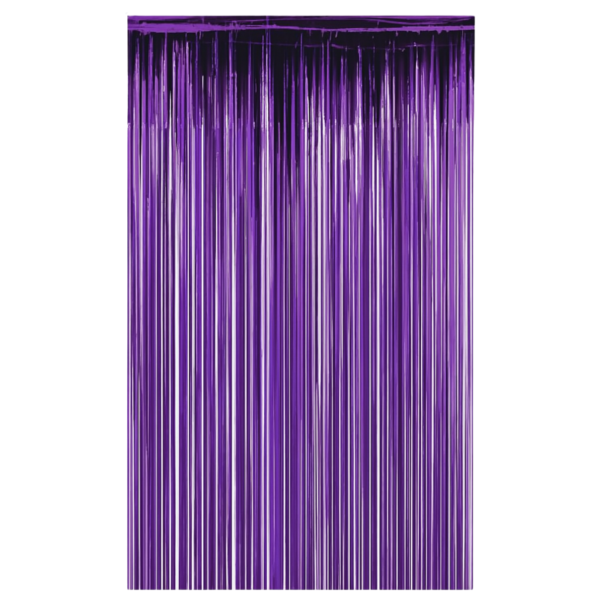 Cortina Metalizada Roxa 1x2m com Fita Dup...