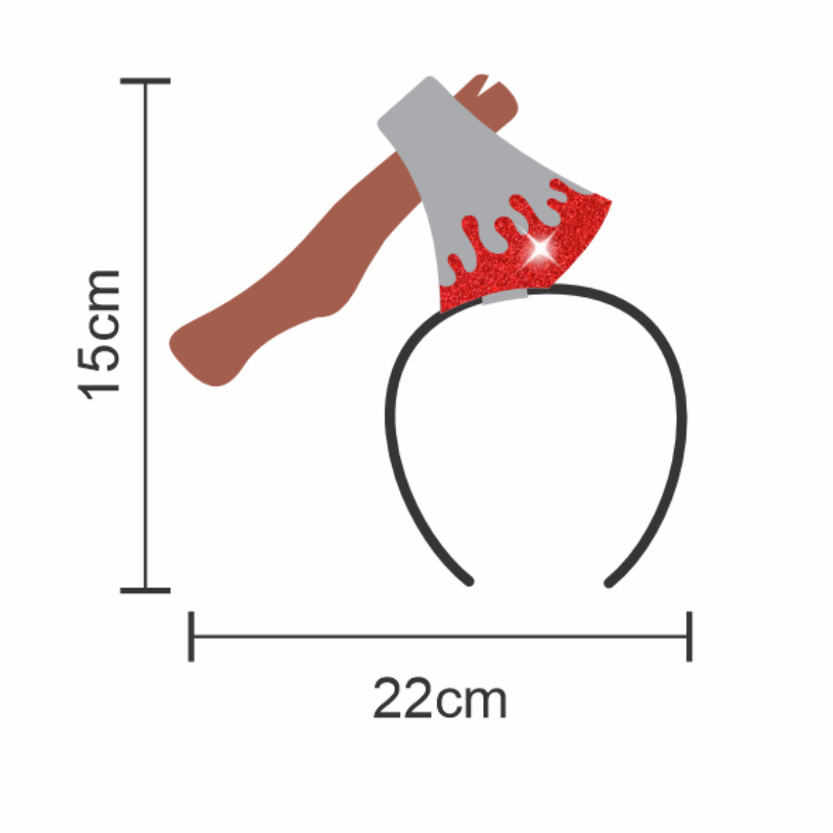 Adereço Tiara Halloween Machado