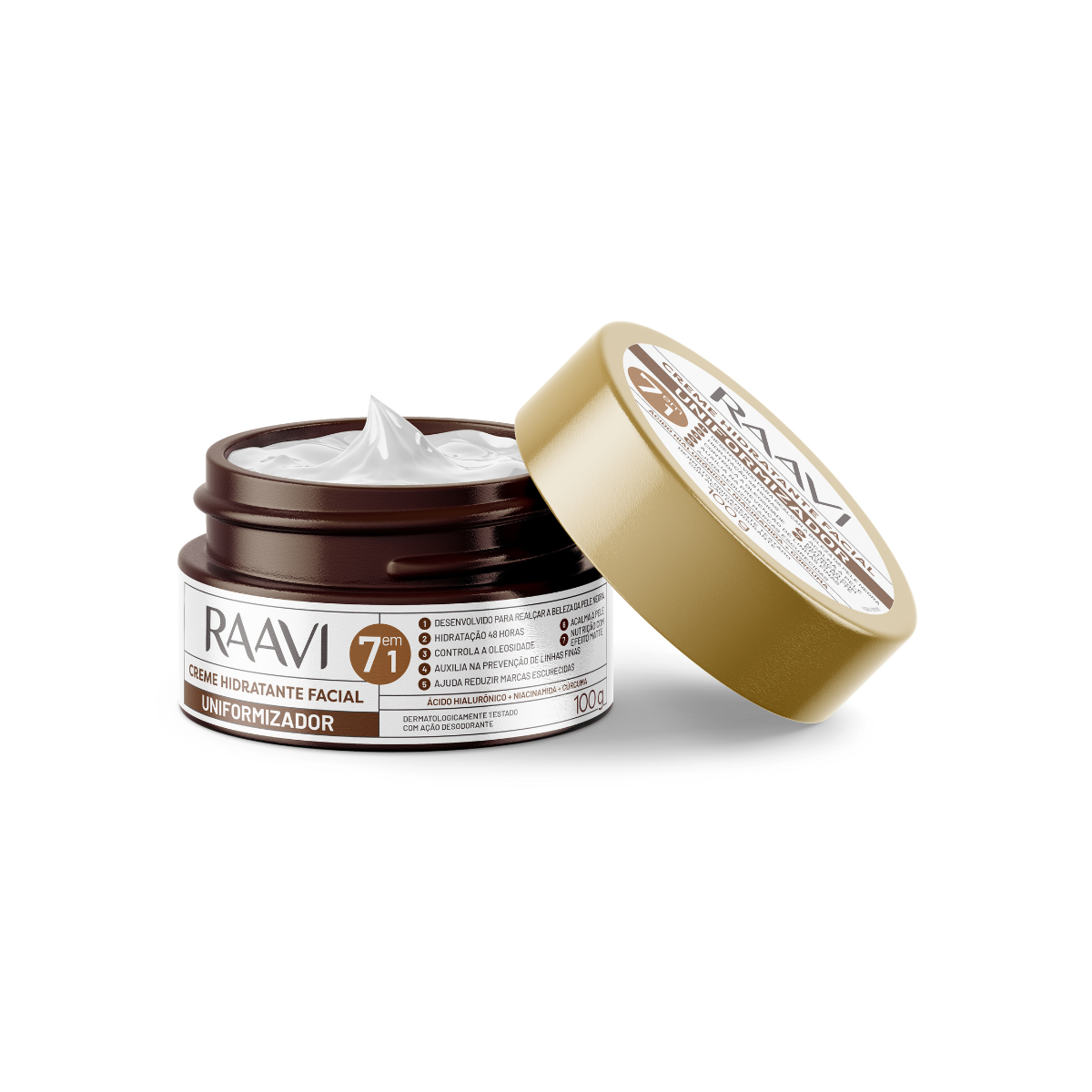 Creme Hidratante Facial Uniformizador 7 e...
