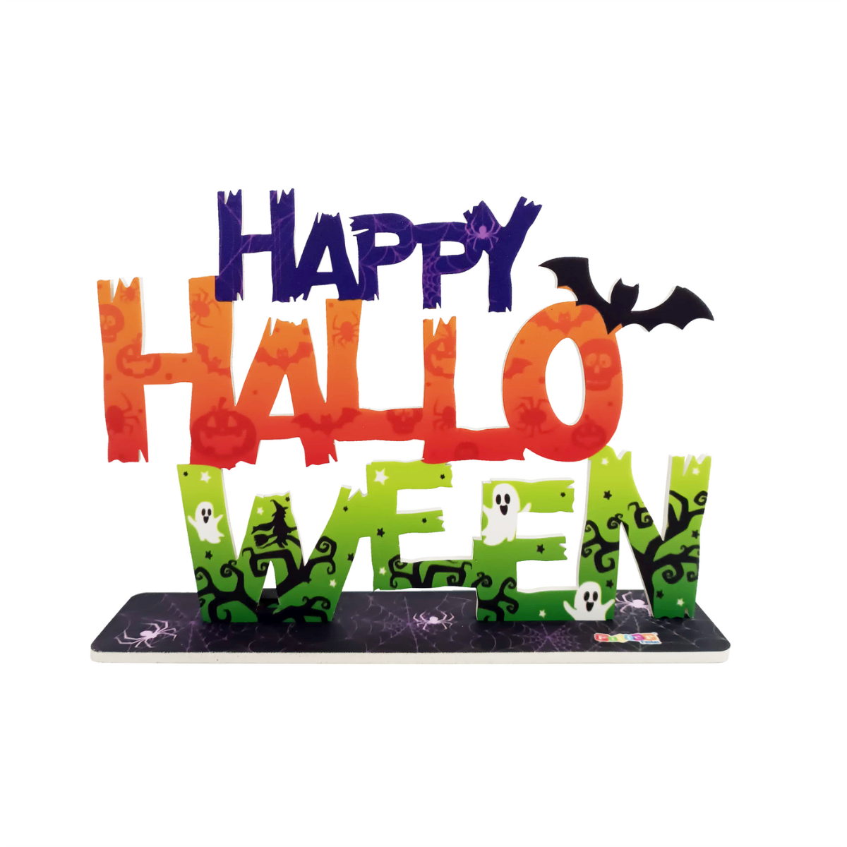 Enfeite Happy Halloween 18,5x21,5cm