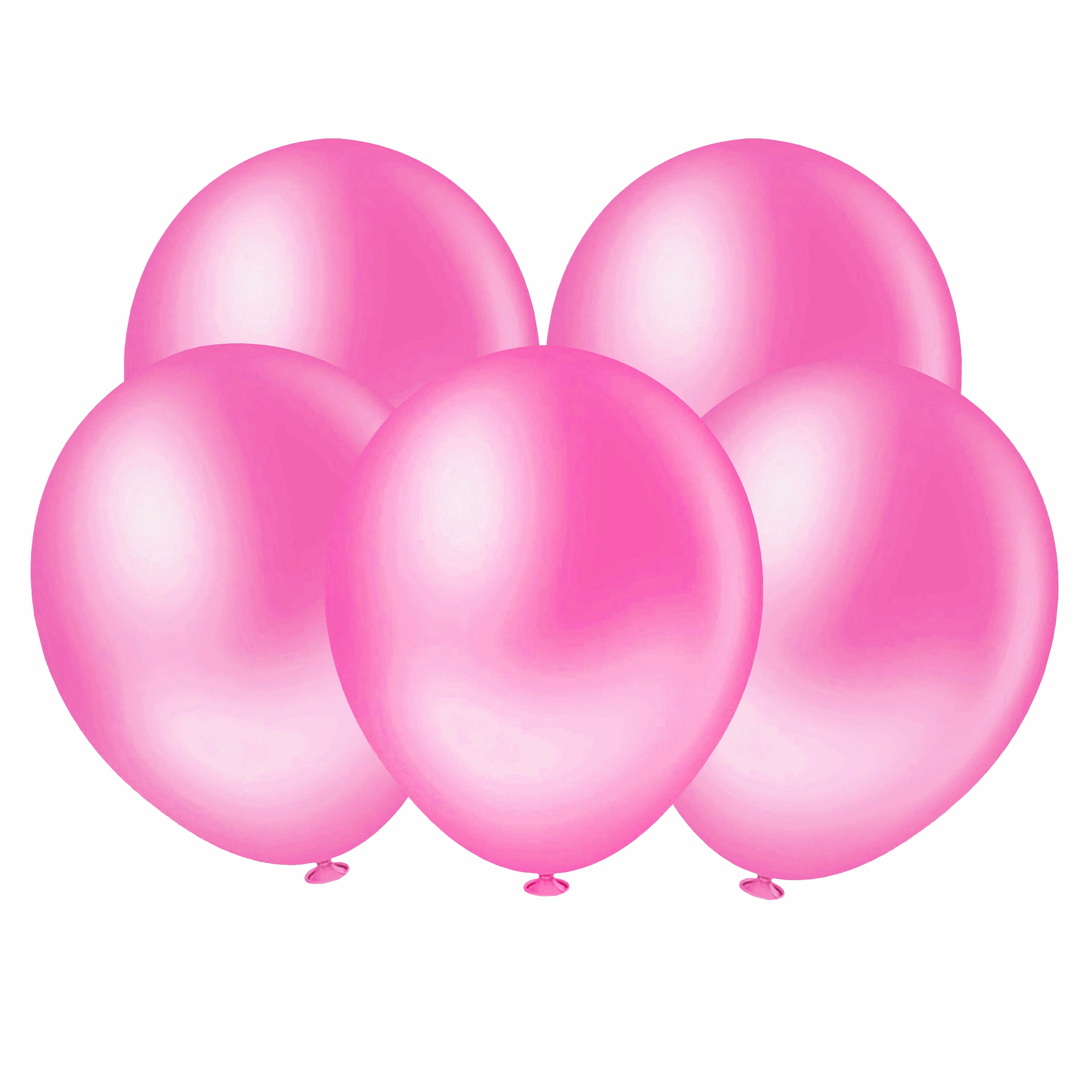 Balão Redondo 8 Polegadas Liso Pink 20 unid.