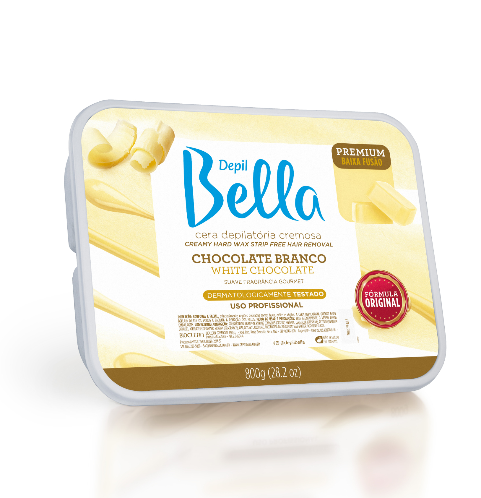 Cera Depilatória quente barra chocolate b...