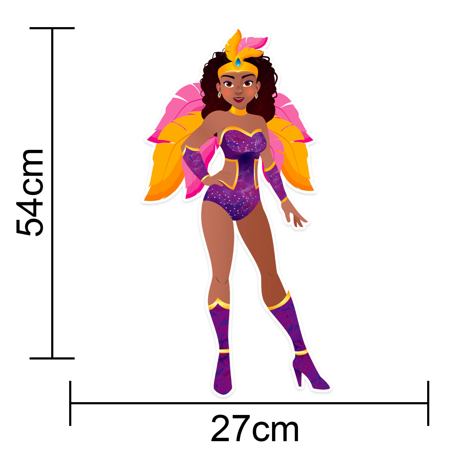 Painéis Decorativos Carnaval - Personagen...