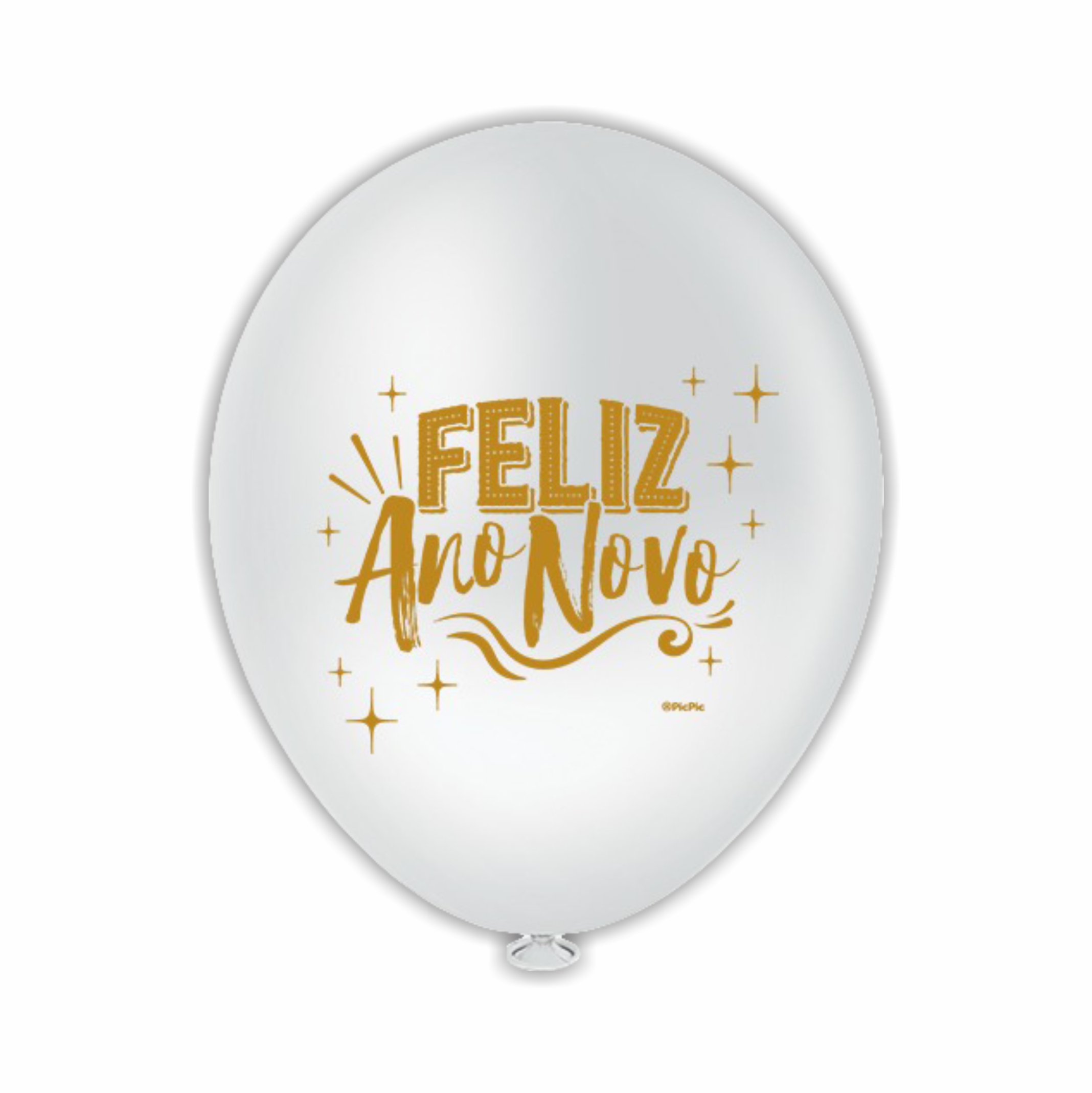 Balão Redondo 8 Polegadas - Réveillon Fel...