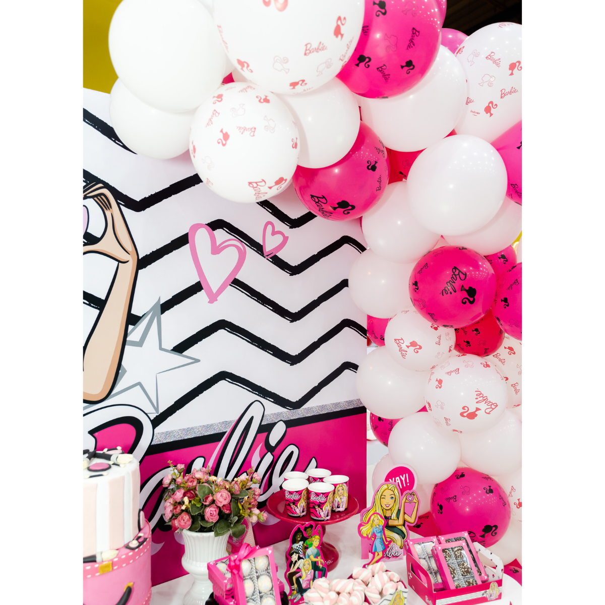 Balão Impressão Especial Barbie 9” - 25 u...