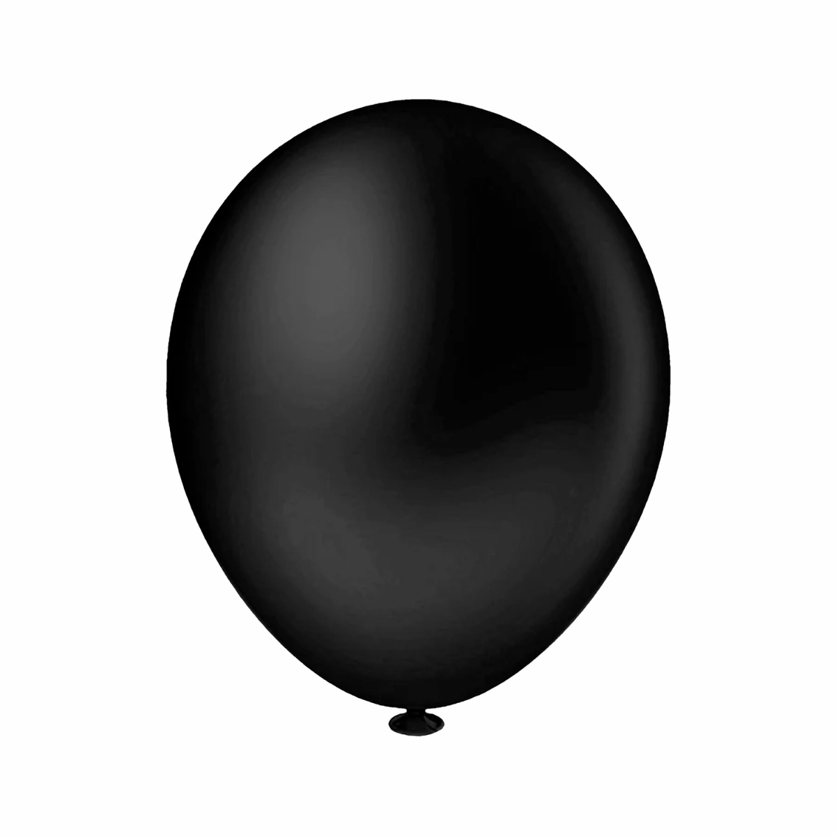 Balão Redondo Liso Preto 8" 20 unid.