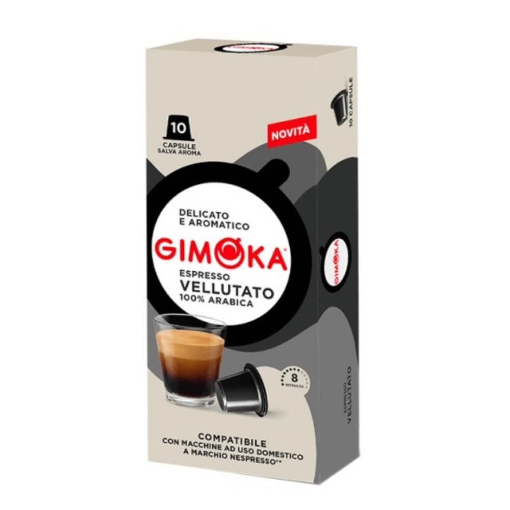 Cápsulas Café Gimoka Vellutato Nespresso®...