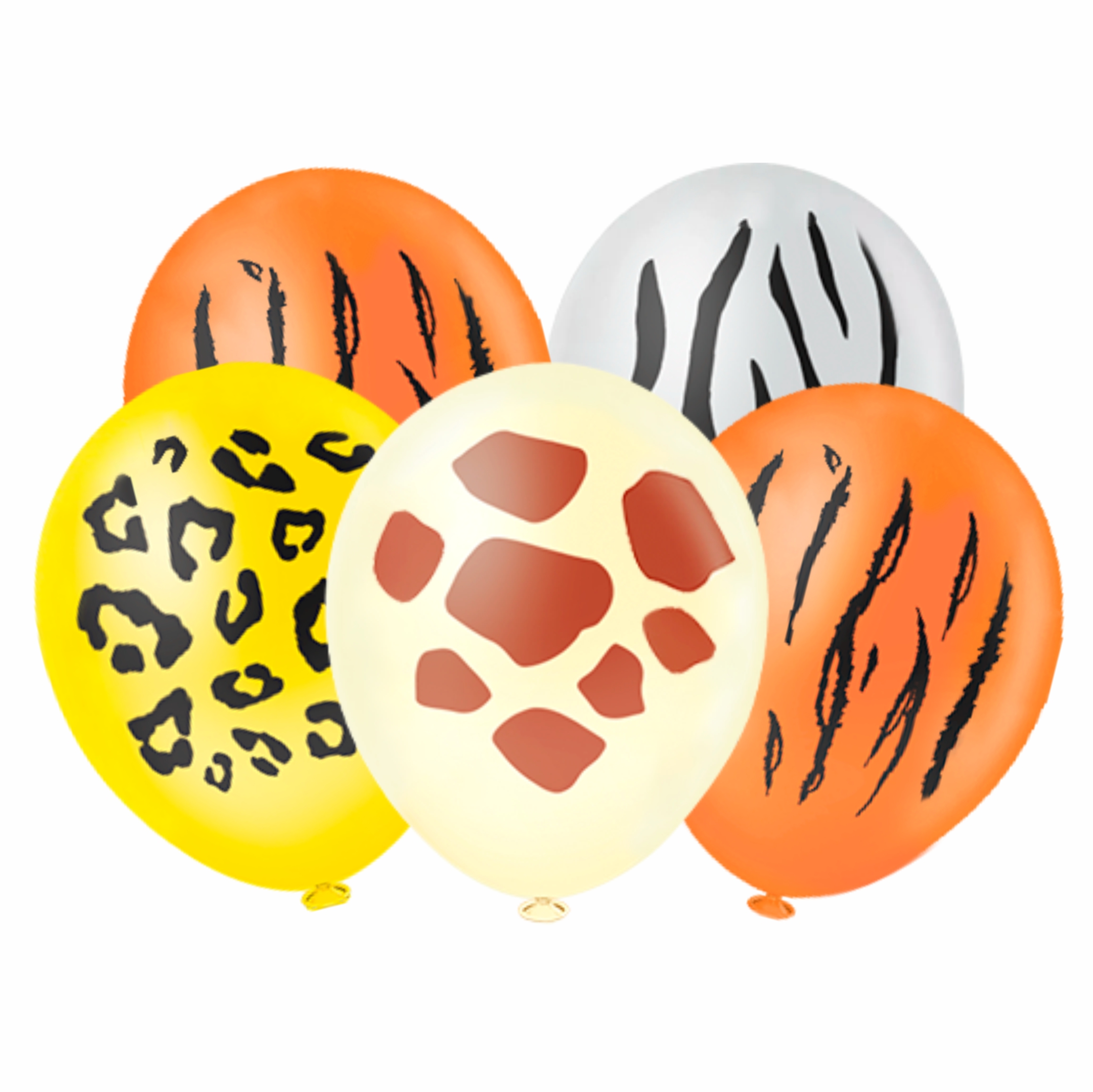 Balão Redondo Safari Sortido 8" 20 Unid.