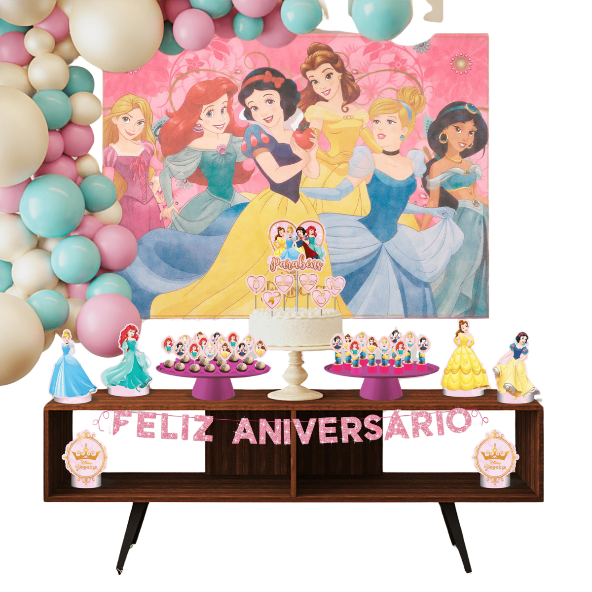 Kit Festa Fácil Princesas