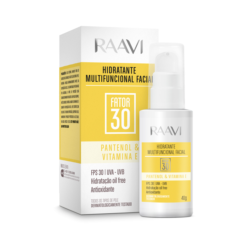 Creme Hidratante Facial com FPS 30 Multif...