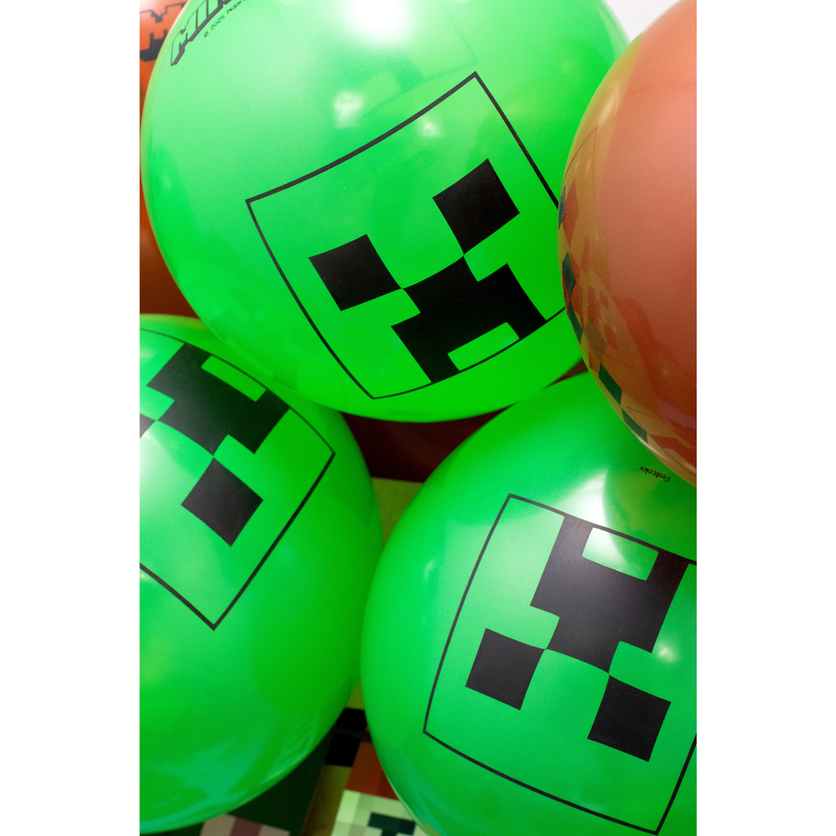 Balão Redondo Minecraft 9