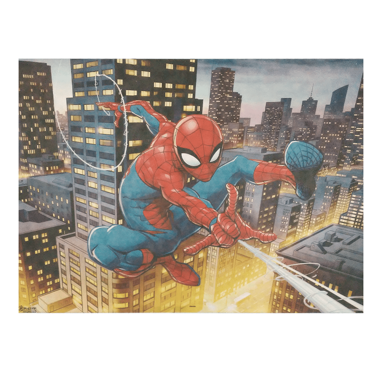 Painel TNT Homem Aranha Prédio 1,40 x 1,0...
