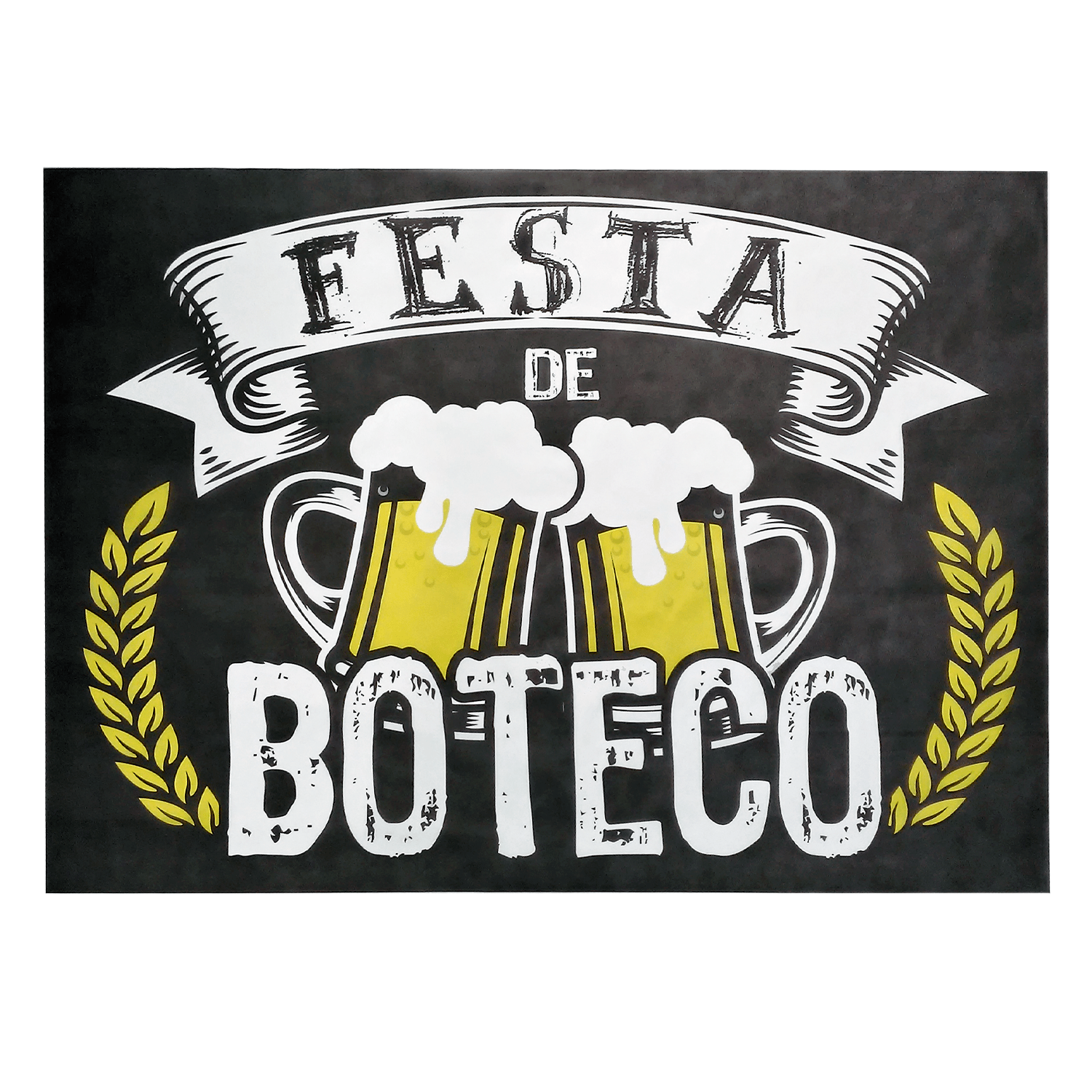 Painel TNT Festa de Boteco 1,40 x 1,03mt ...