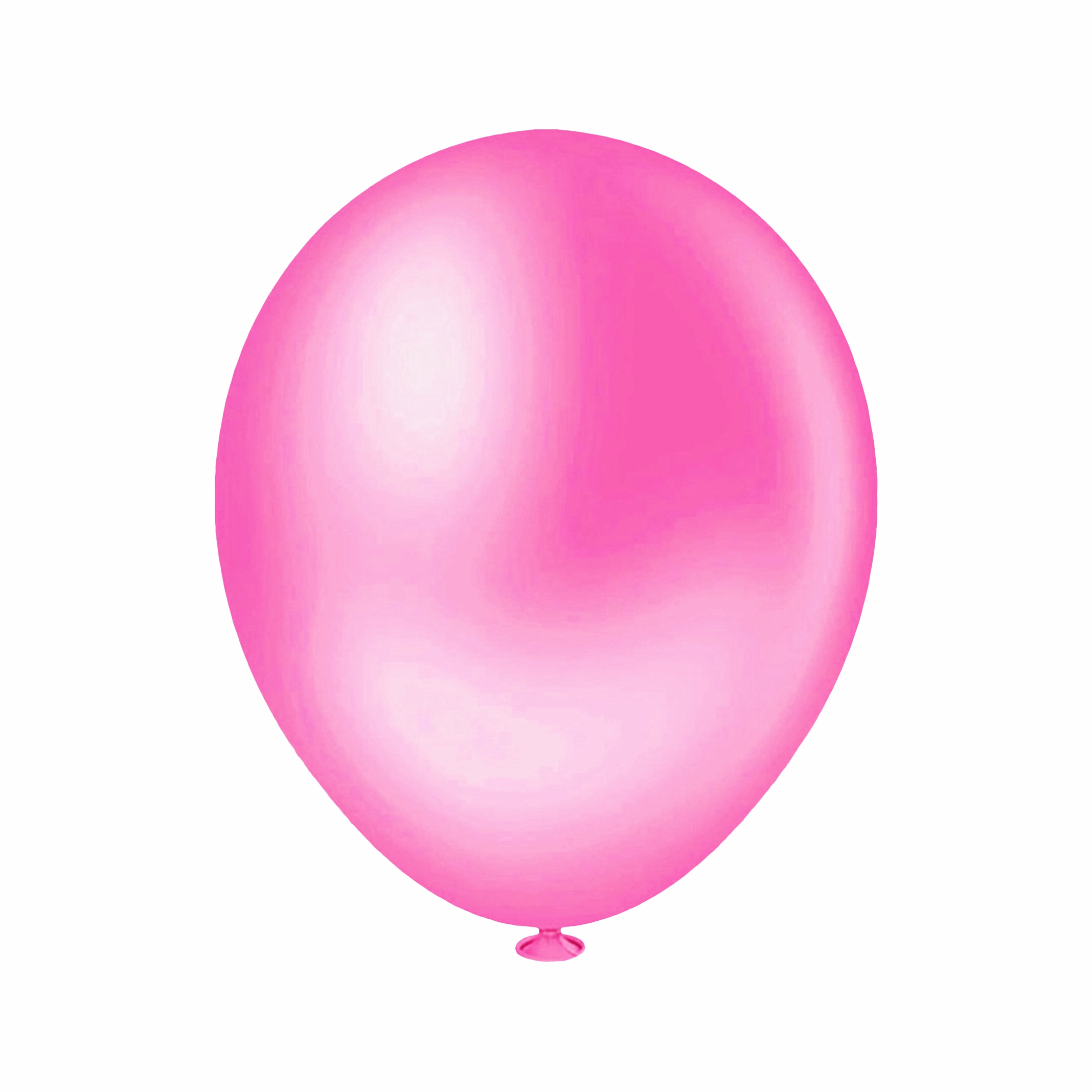 Balão Redondo Liso Rosa Pink 8" 20 unid.