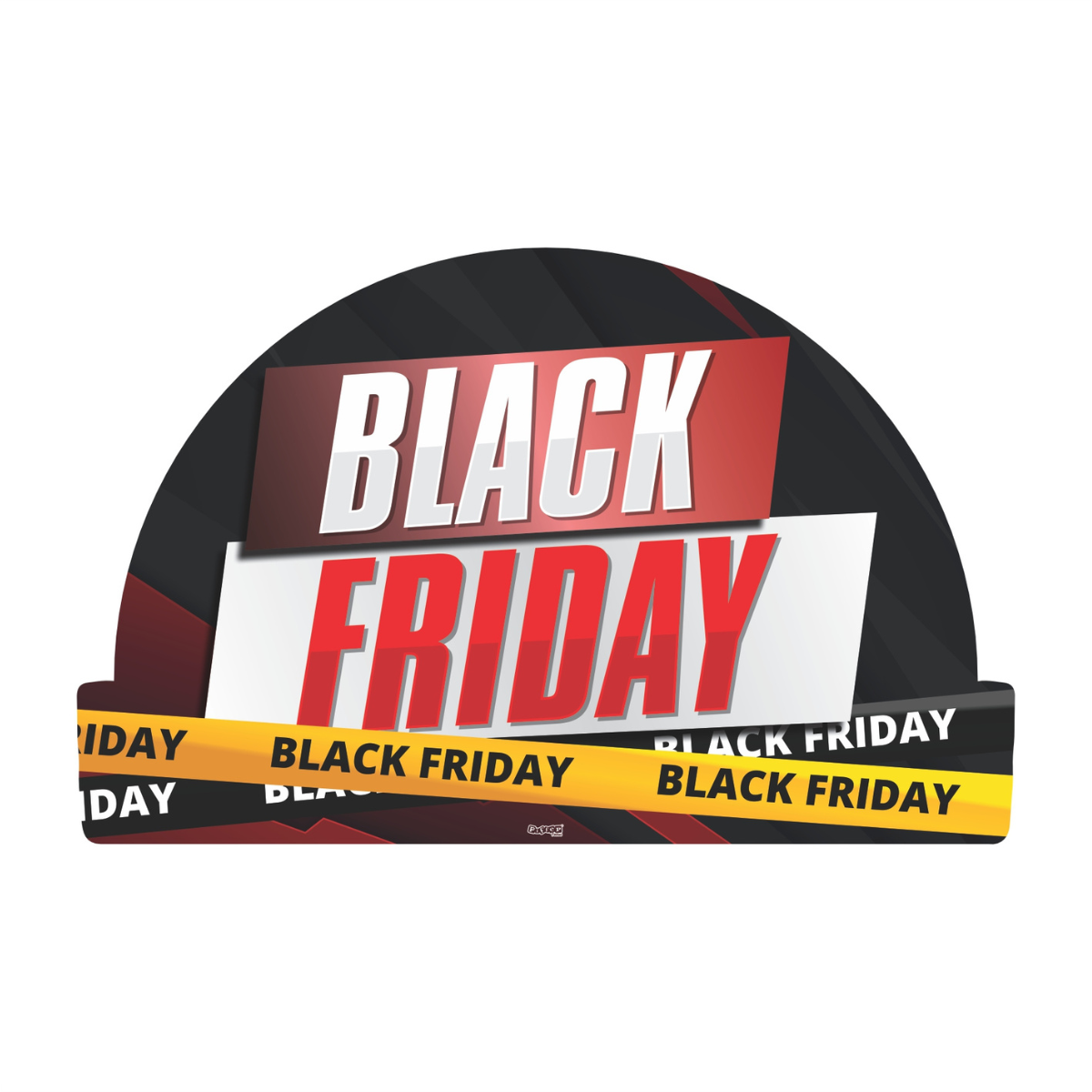 Painel Black Friday Letreiro 46,5x32cm