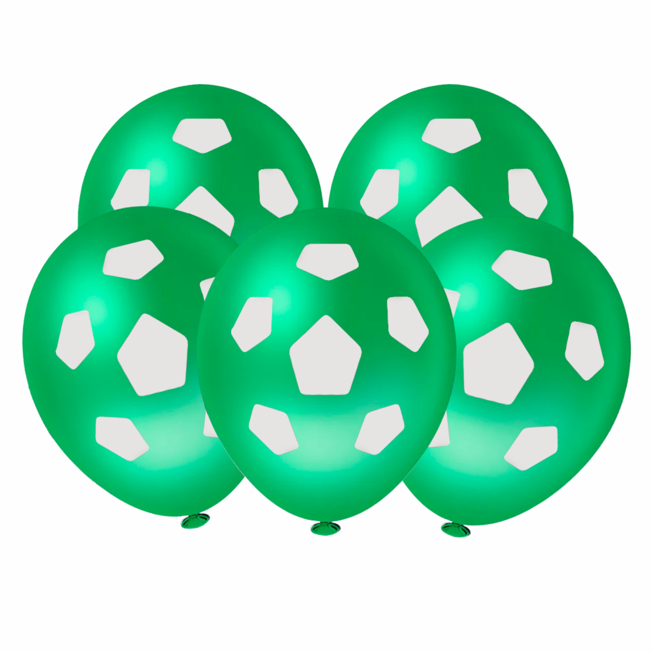 Balão Redondo 8" - Bola de Futebol Verde ...