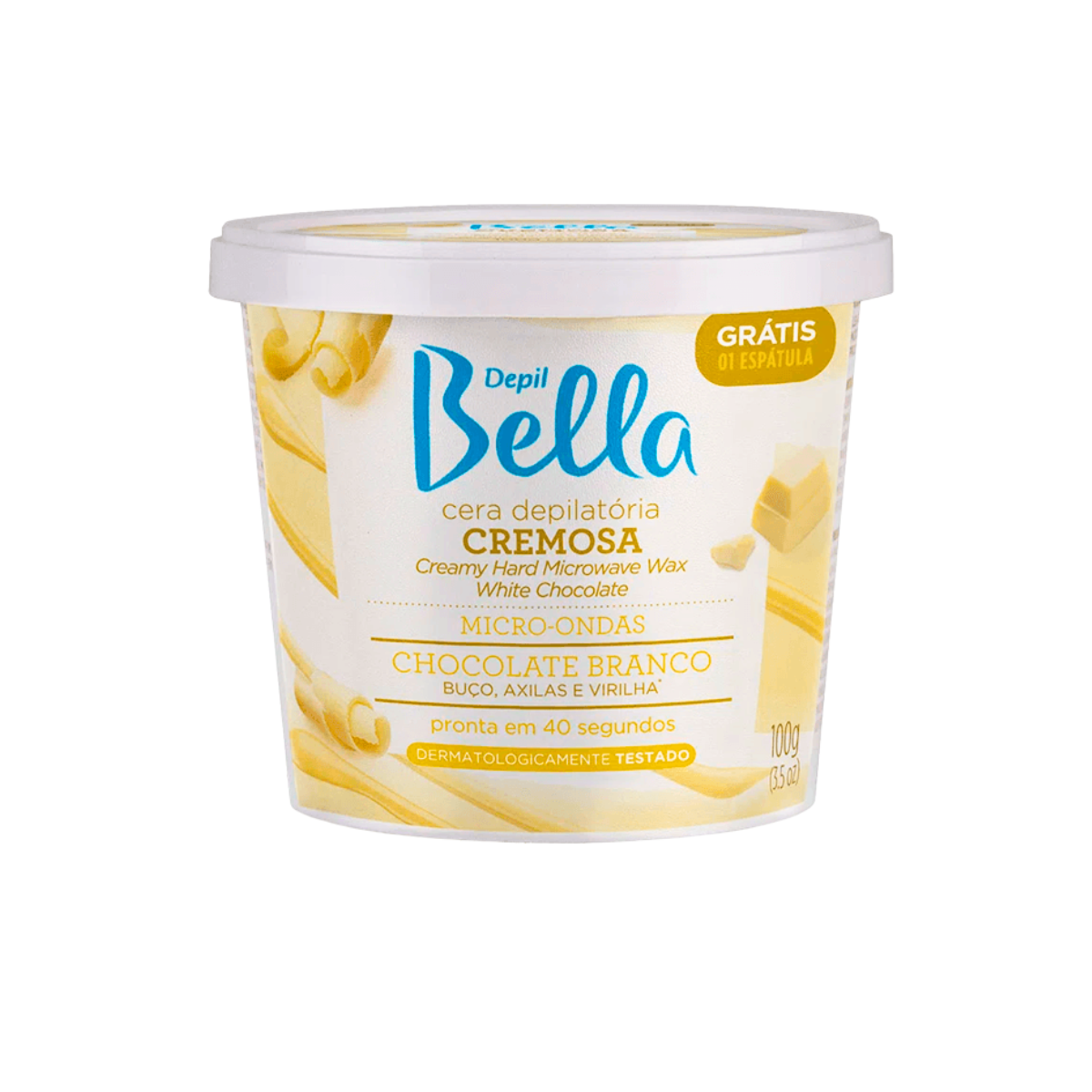 Cera Depilatória Quente Microondas Chocol...