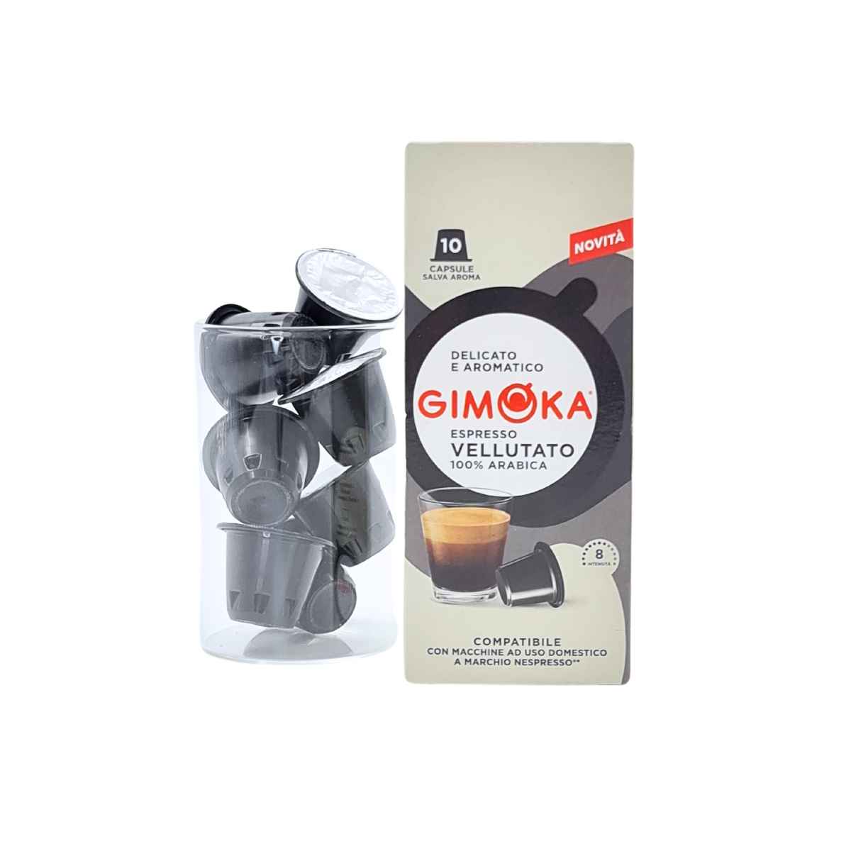 Cápsulas Café Gimoka Vellutato Nespresso®...