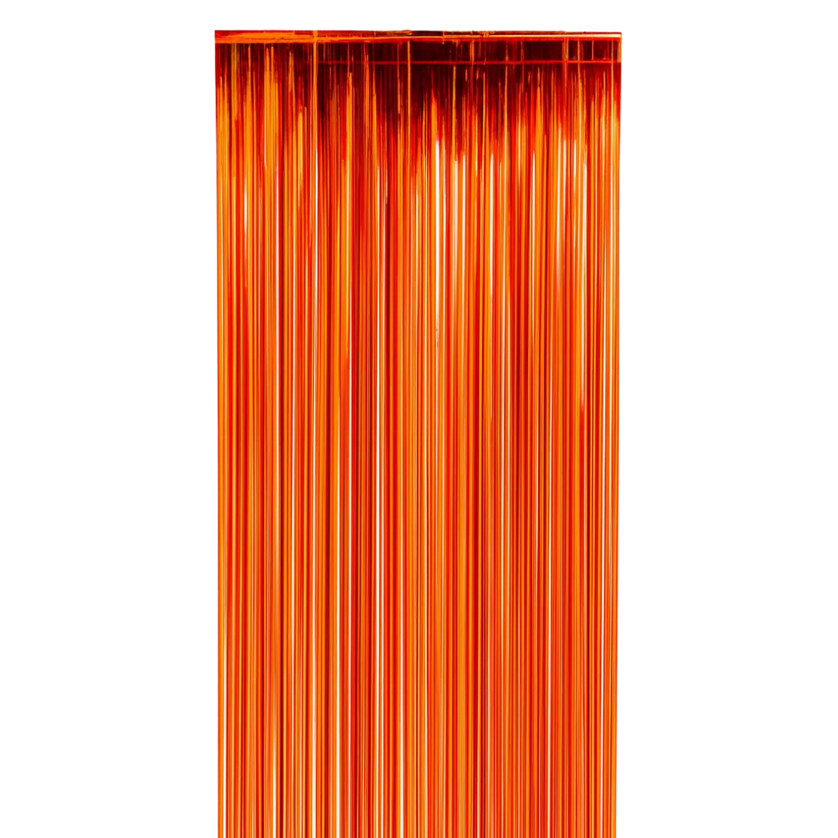 Cortina Metalizada Laranja 1,00x2,00m