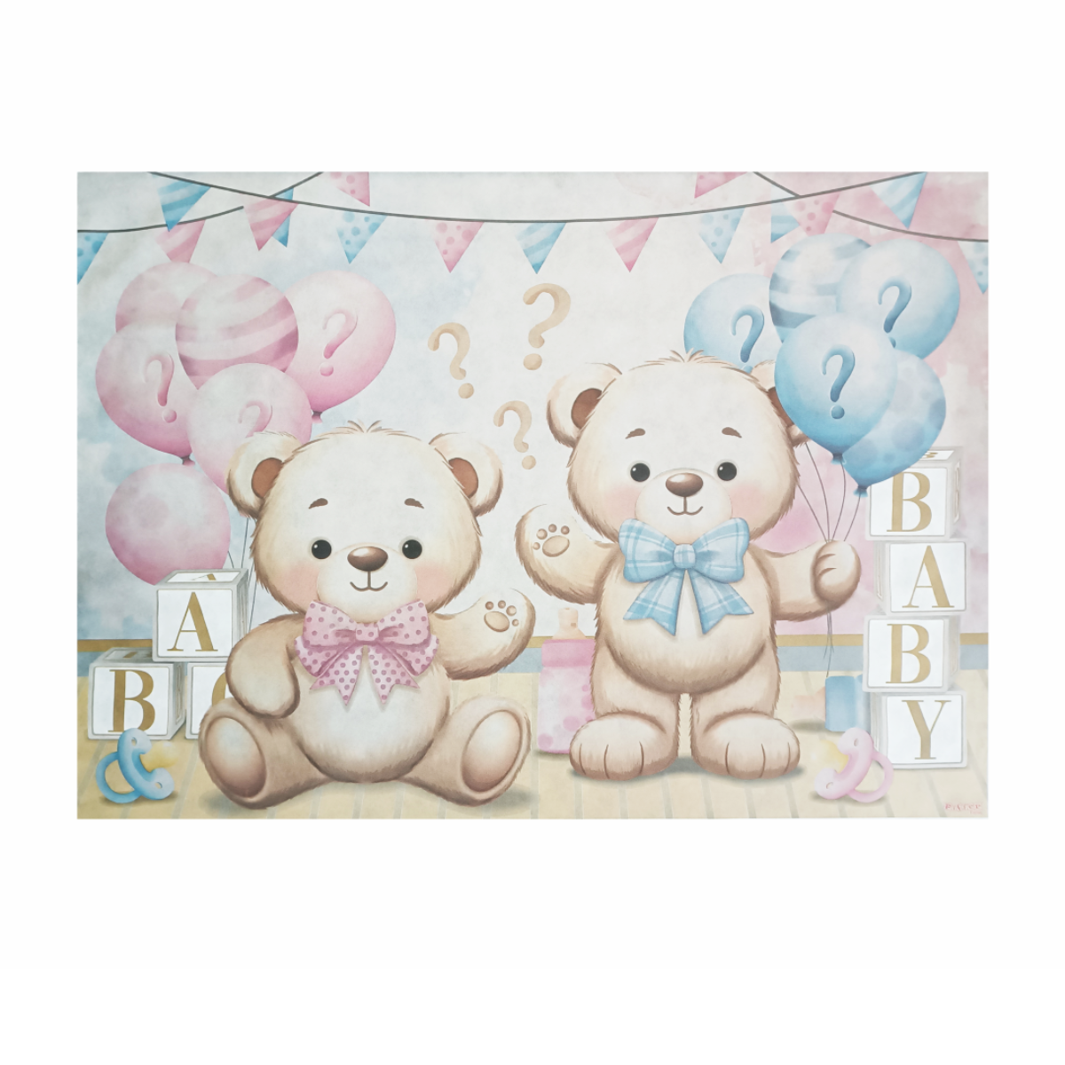 Painel TNT Chá Revelação 1,40 x 1,03mt - 24