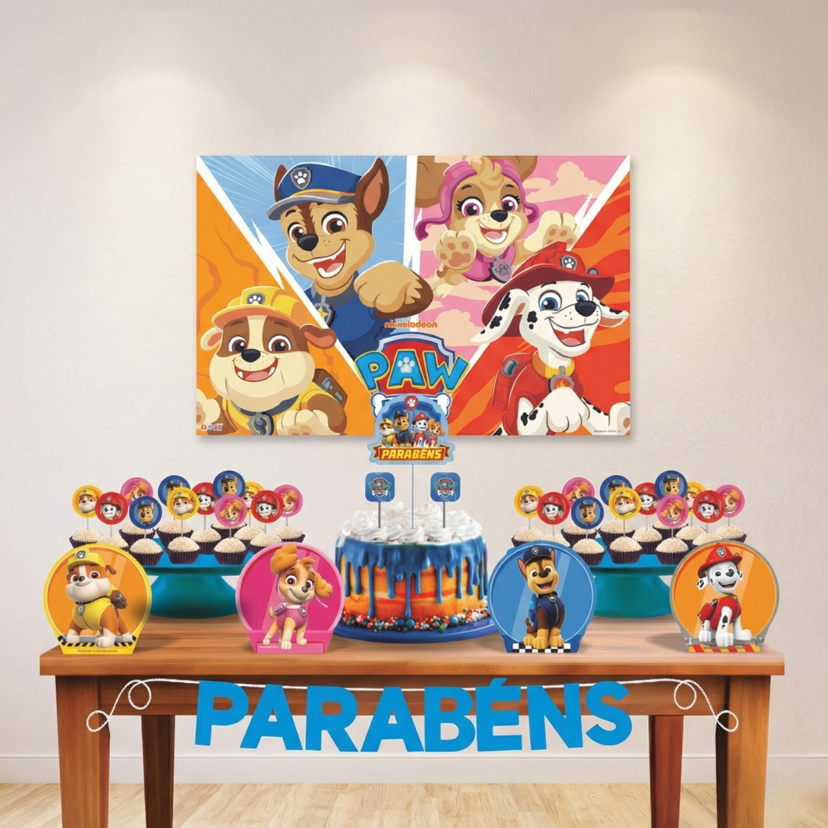 Kit Festa Econômico Patrulha Canina - 33 ...