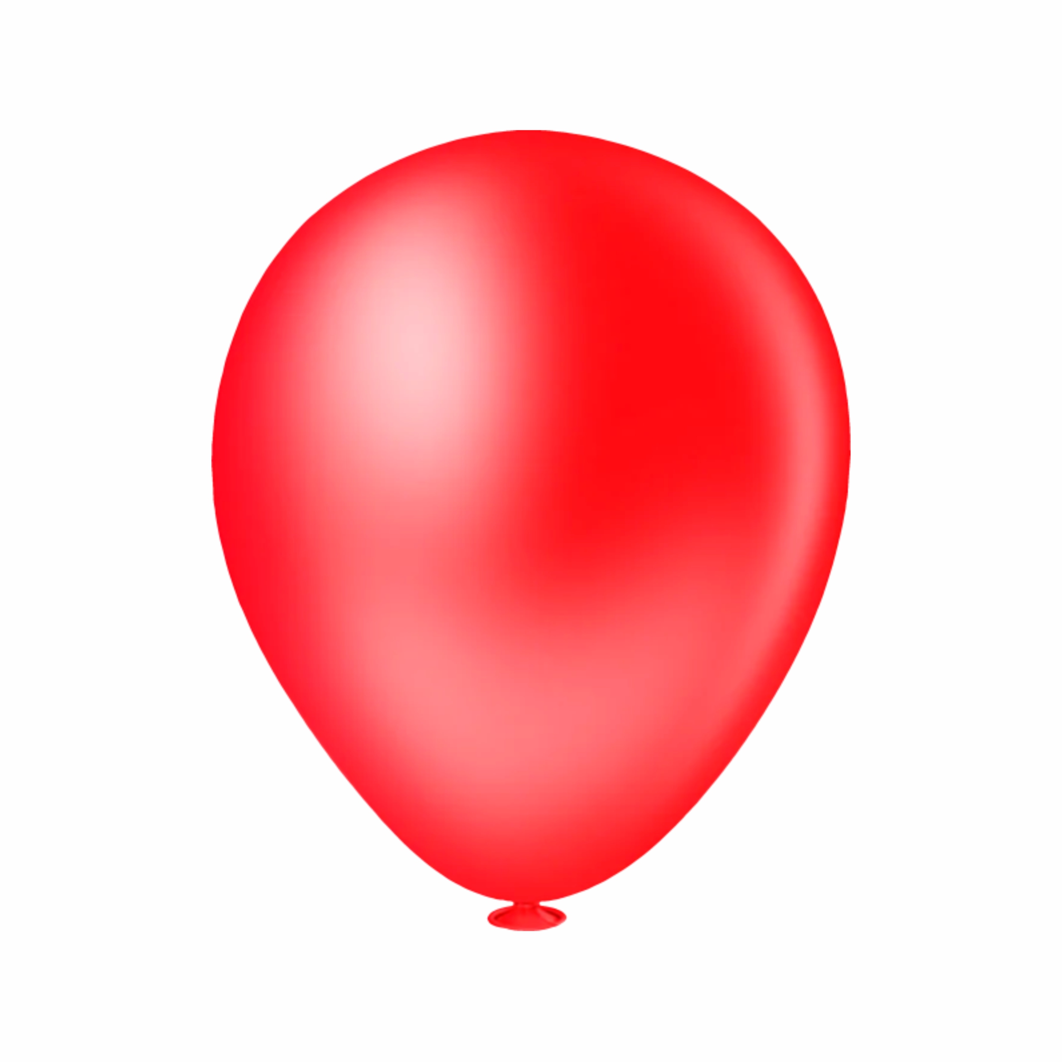 Balão Redondo 8 Polegadas Liso Vermelho 2...
