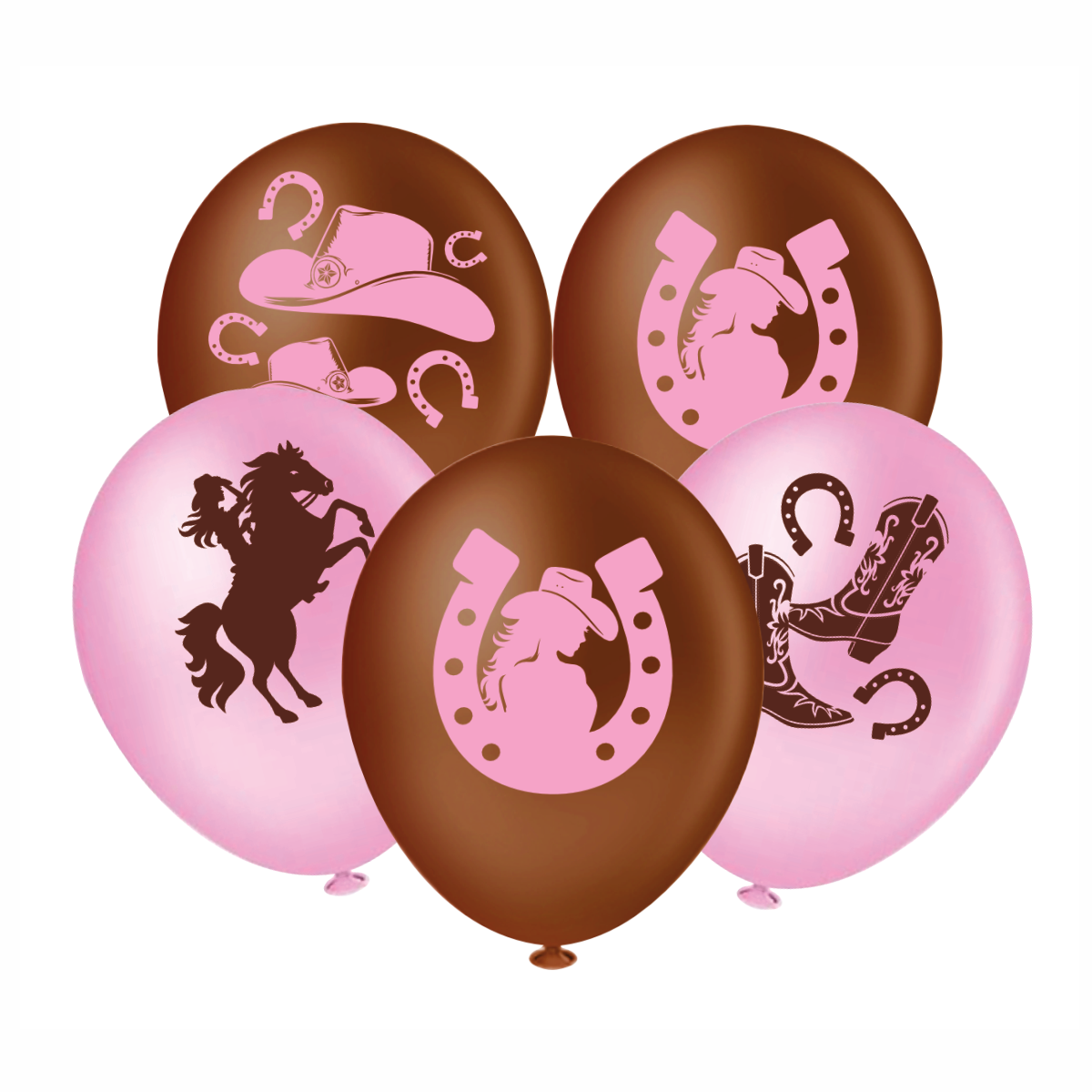 Balão Redondo Boiadeira Sortido 8