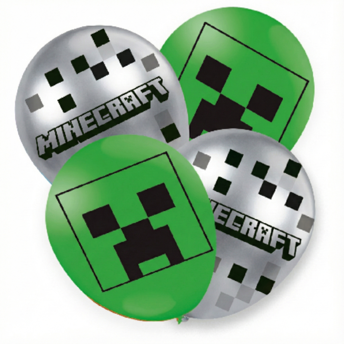 Balão Redondo Minecraft 9