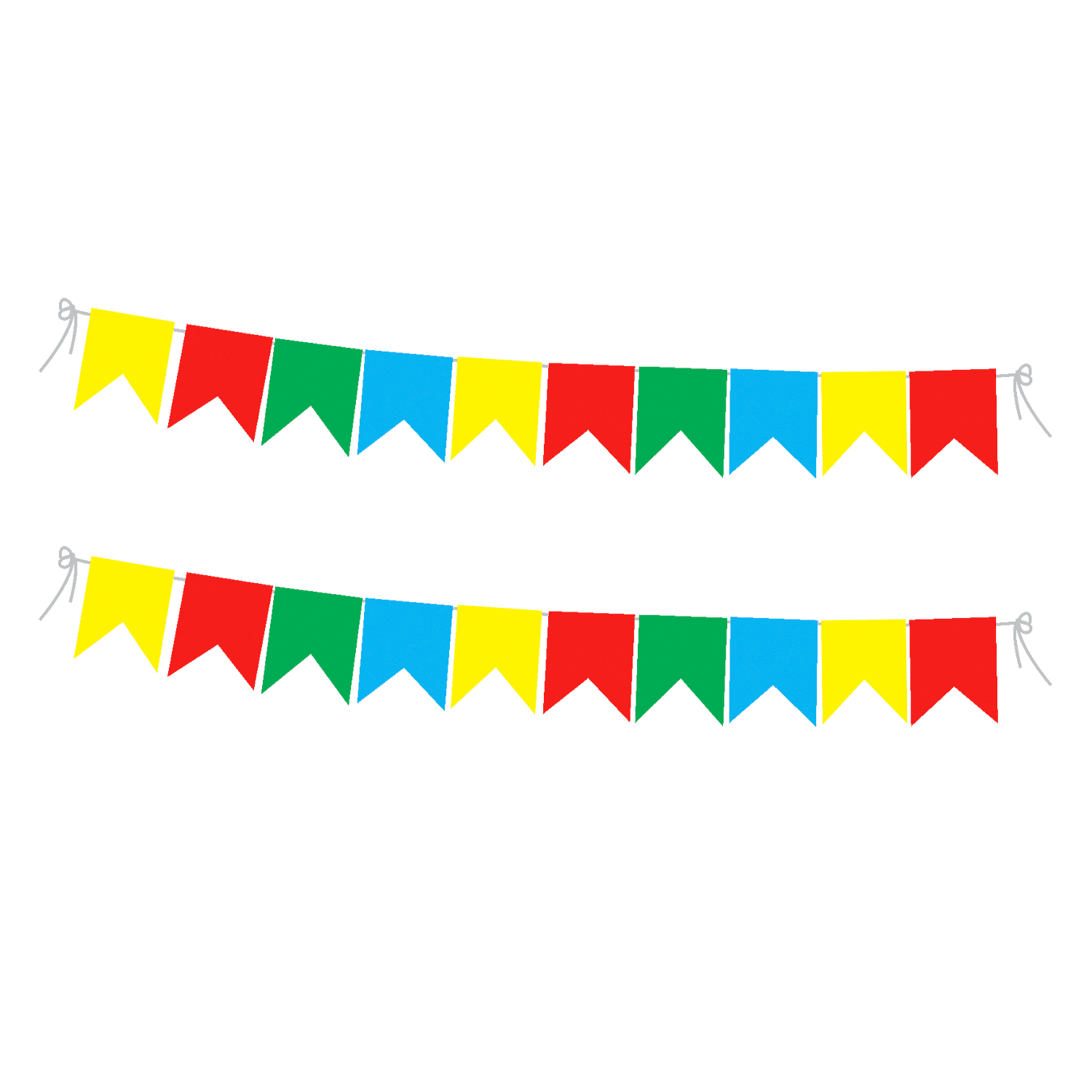 Faixa Junina TNT Cores com 20 Bandeirinha...