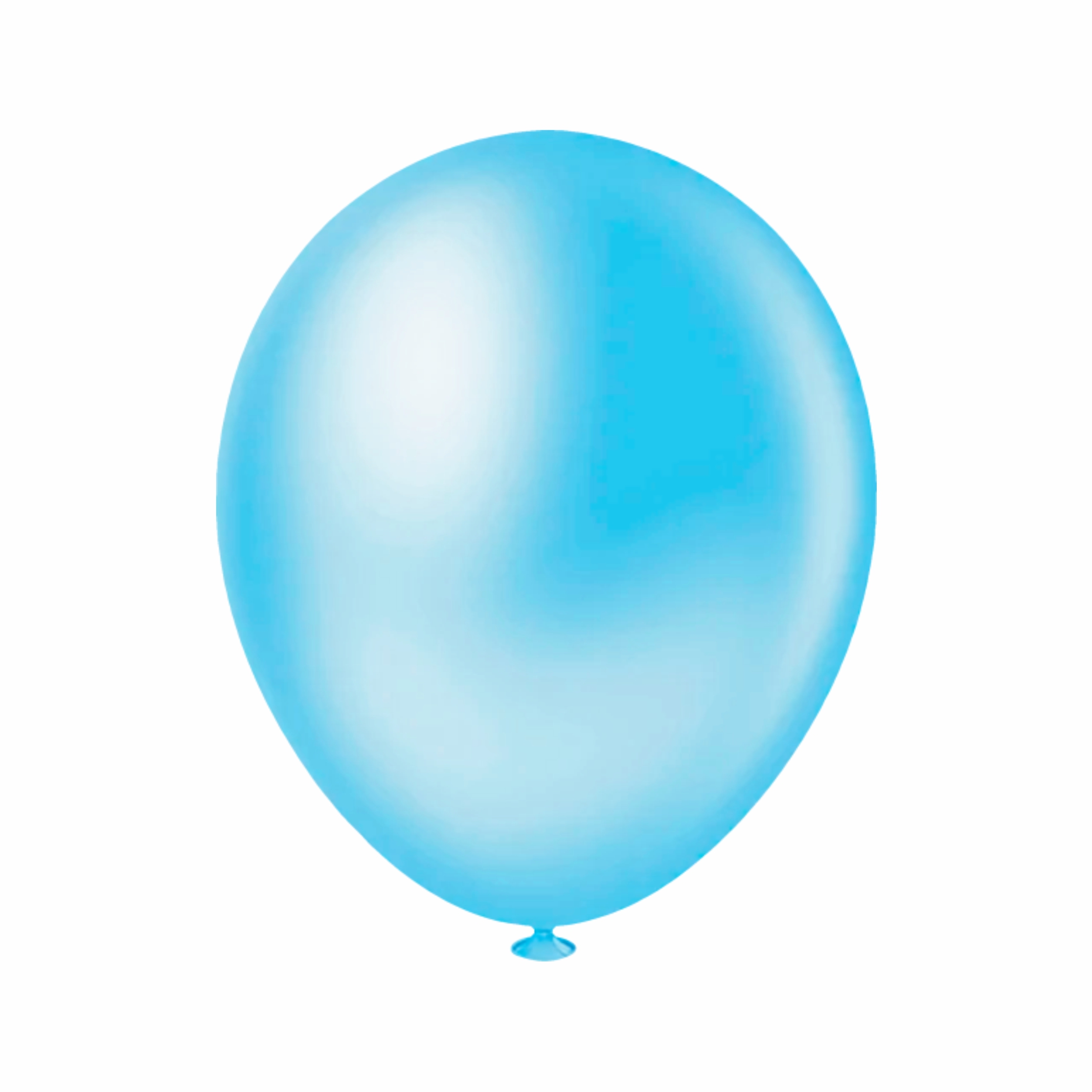 Balão Redondo 8 Polegadas Liso Azul Claro...